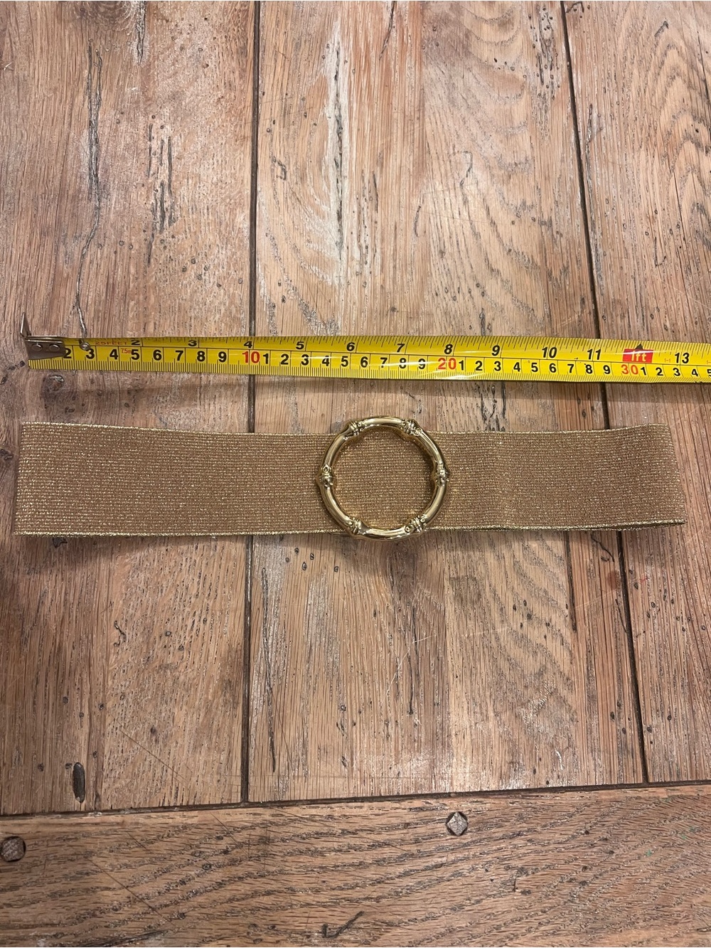 Lilly Pulitzer Women’s Wide Stretch Adjustable Waist Belt Gold Buckle S/M